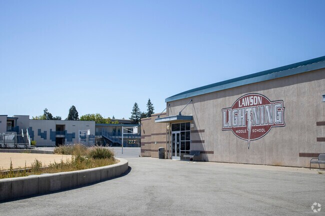 Sam H. Lawson Middle School in the North Cupertino neighborhood.