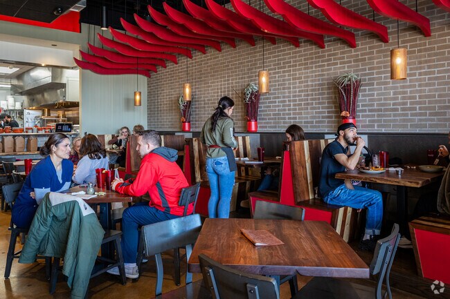 New Day is located to a plethora of local restaurants.