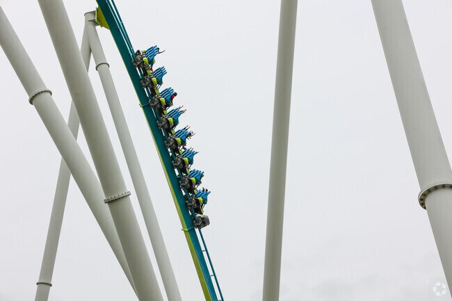 Fury 325, at Carowinds in Griers Fork is the largest giga coaster in North America.