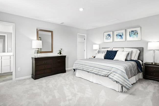 At the end of a long day, retreat to your owner’s suite, featuring an en suite bathroom and a large walk-in closet. Come and see the difference in building new, schedule your model home tour.