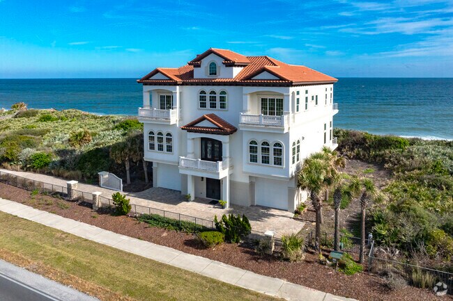 Palm Coast is home to million dollar Mediterranean homes.