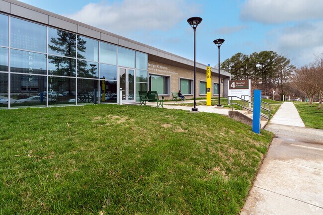 Middle College High School at DTCC serves grades 11-12 in Durham, NC.