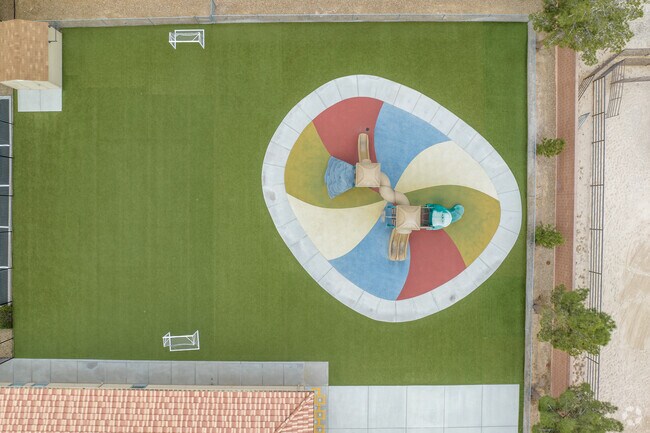 Challenger School - Los Prados has a playground for its students.