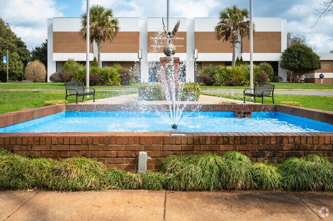 Southern Wesleyan University's Welcome Center is a relaxing spot.