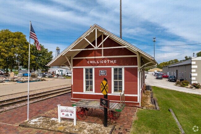 Visit the Rock Island Railroad Depot museum, which was built in 1875 in Chillicothe.