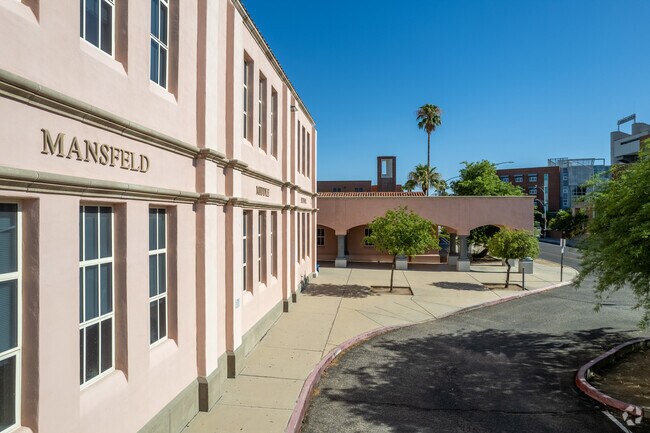 Mansfeld Middle Magnet School serves grades 6-8 in Tucson, Arizona.