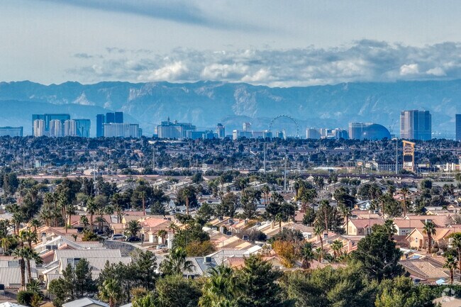 The View of the Las Vegas Strip from Whitney Ranch.