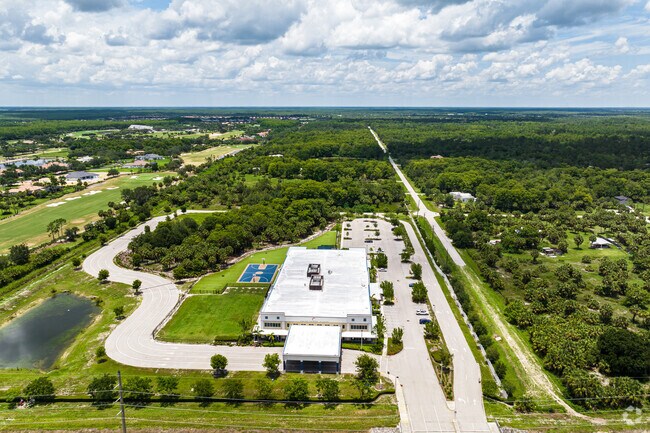 Collier Charter Academy in Naples sits on a large campus near residential communities.