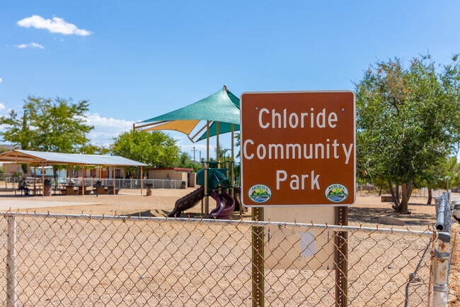 Chloride Community Park is the only park located directly in Chloride and offers a playground.