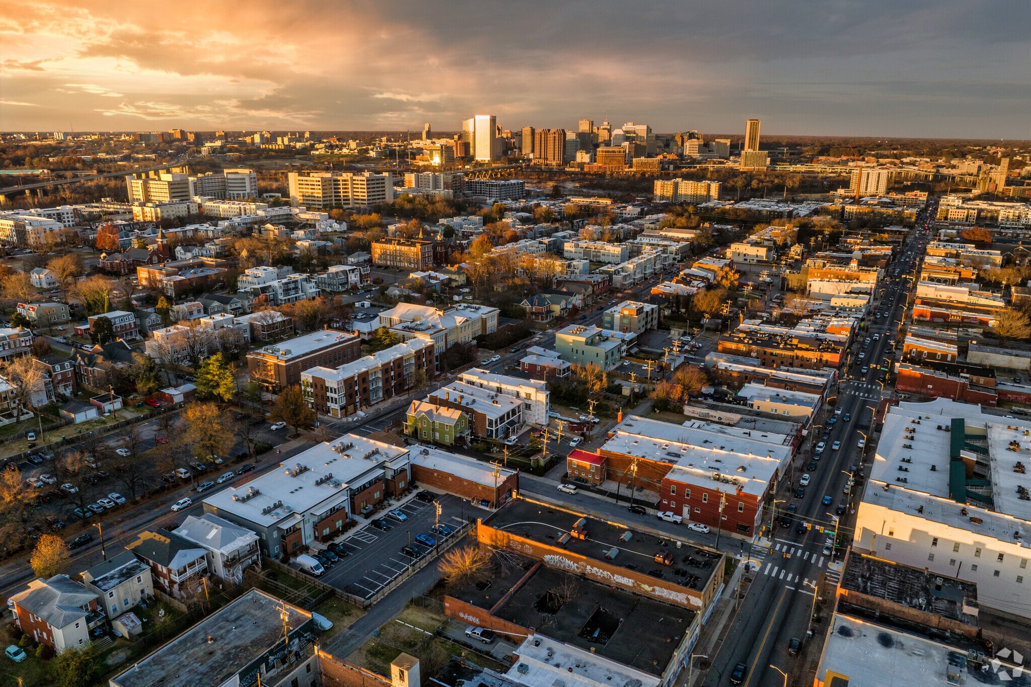 Manchester is just a short drive away from downtown Richmond.