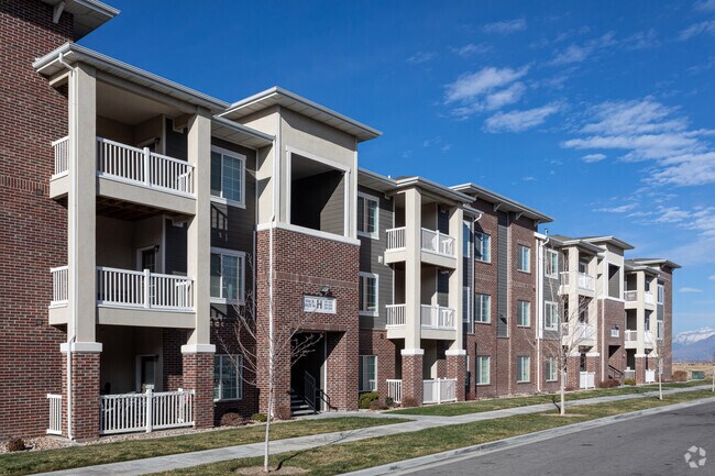 Apartment living is provided in the Lakeside neighborhood.