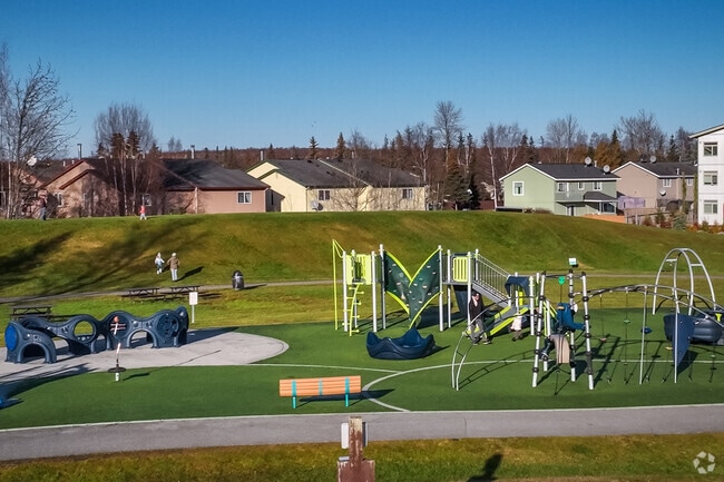 Kids will love the new playgrounds at Commons Park in Eagle River.