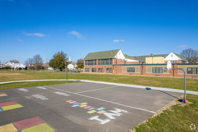 There are plenty of places for students to play at Quinton Township School.