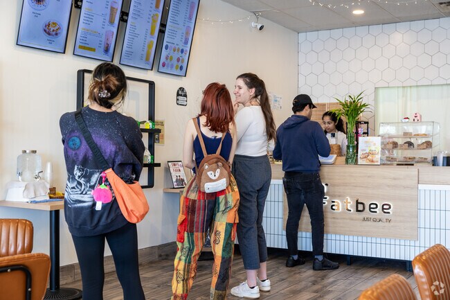 Join friends at Fat Bee Cafe where you can order your favorite bubble tea.