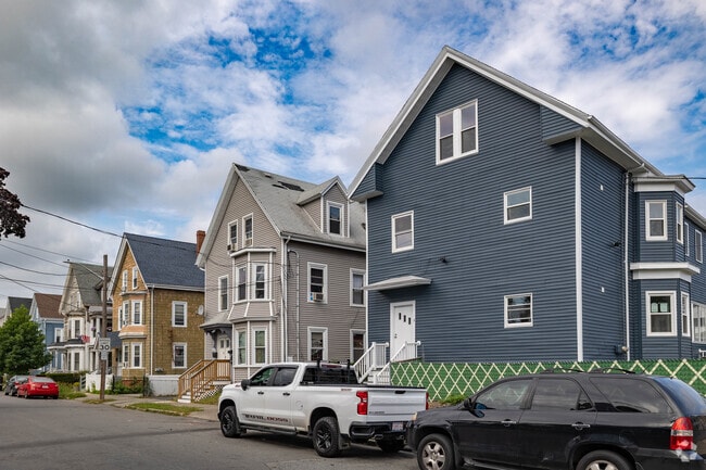 Contemporary multifamily homes sit near the city center in Central Lynn.