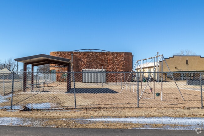 There is plenty of outdoor play space at Amber-Pocasset Elementary.