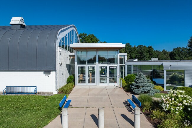 This is the main entrance to Litchfield Intermediate School.