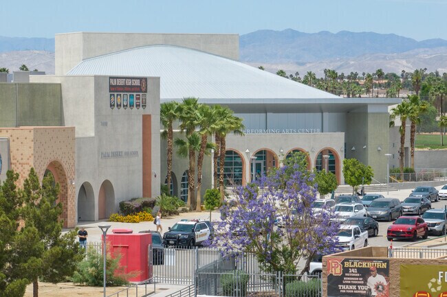 Palm Desert High School challenges and encourages children to learn.