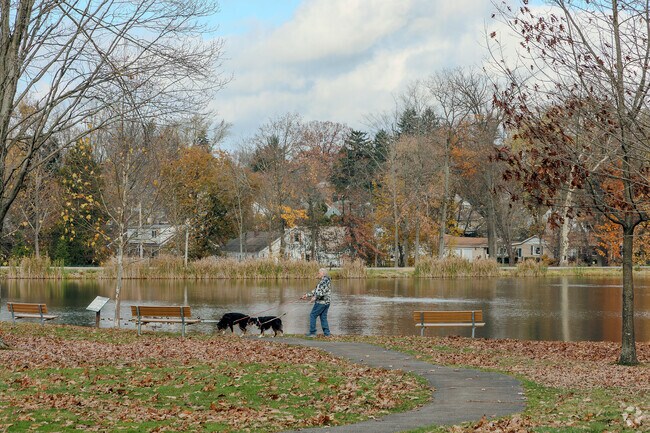 Buhl Park has plenty of places to take your dogs for a walk.