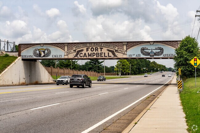 Fort Campbell is just a short drive away from Creekview Village.