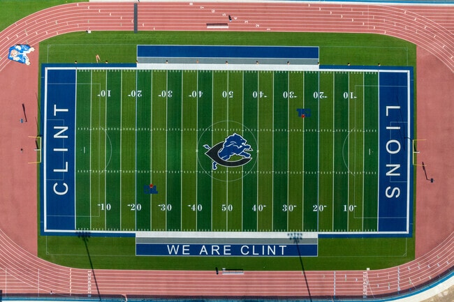 Witness the spirit of the Lion at Clint High School.