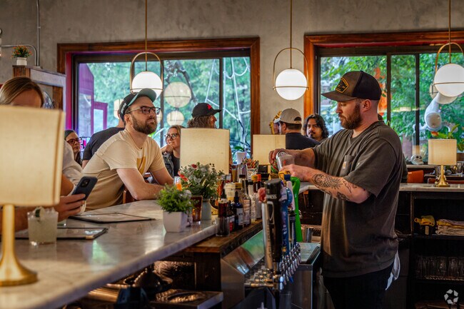 Have some beers at the dog friendly Grace and Leavitt in Saint Ben's.