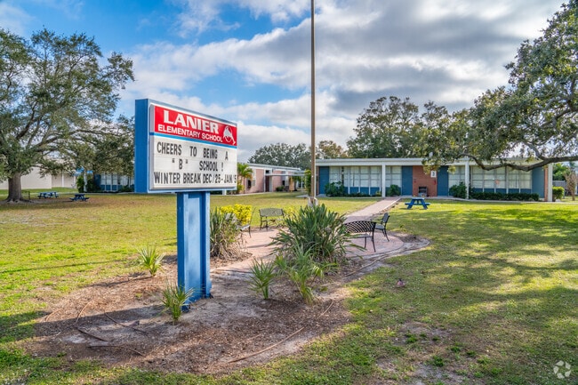 Lanier Elementary School is situated next to Monroe Middle School.