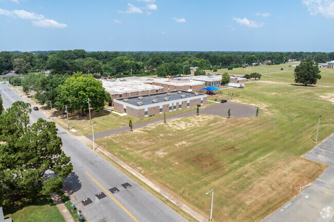 There is plenty of green space for students to enjoy at Sheffield Elementary in Memphis.
