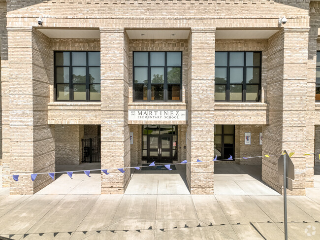 Entry doors to the Martinez Elementary School in Augusta, GA.