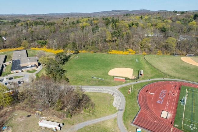 A baseball diamond to practice before the majors in Millbrook High.