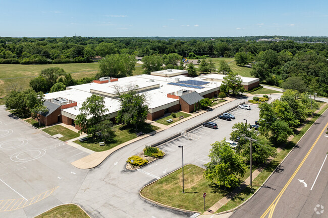 Carman Trails Elementary School focuses on core subjects like math.