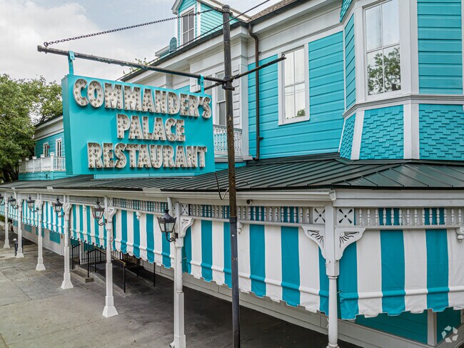 Since 1893 Commander’s Palace has served award-winning food in the Garden District.