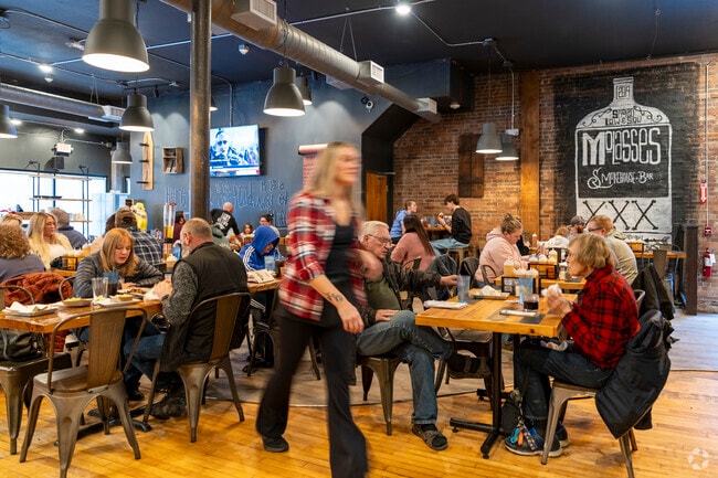 Midland locals head downtown to Molasses Smokehouse and Bar for the best barbecue.