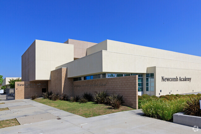 Newcomb K-8 Academy, main building.