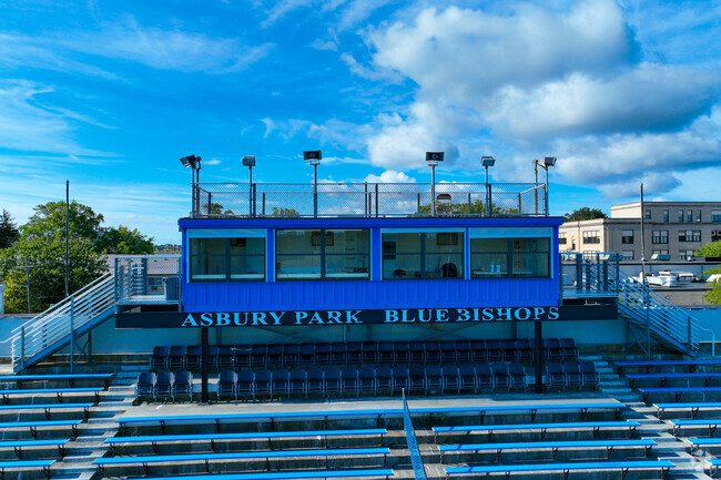 Asbury Park High School Football field and track.