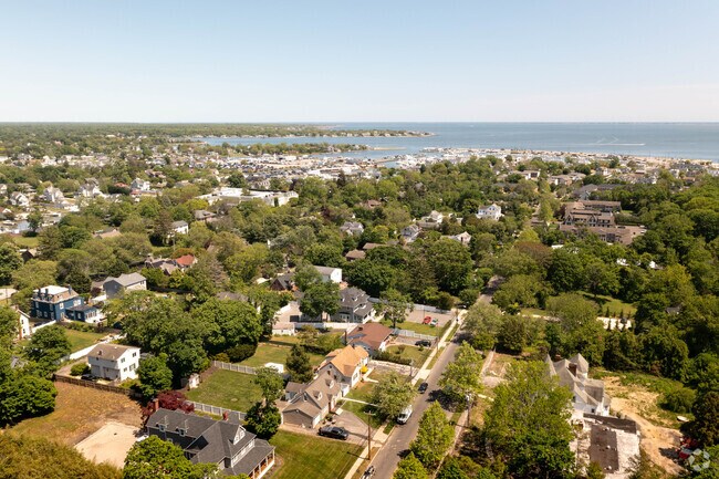 The Great South Bay is adjacent to the Downtown Bay Shore, NY area.