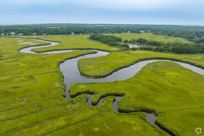 Marshfield takes its name from the surrounding salt marshes.