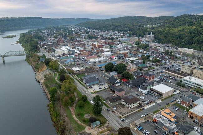 Riverfront views in Kittanning highlight its scenic setting in Armstrong County.