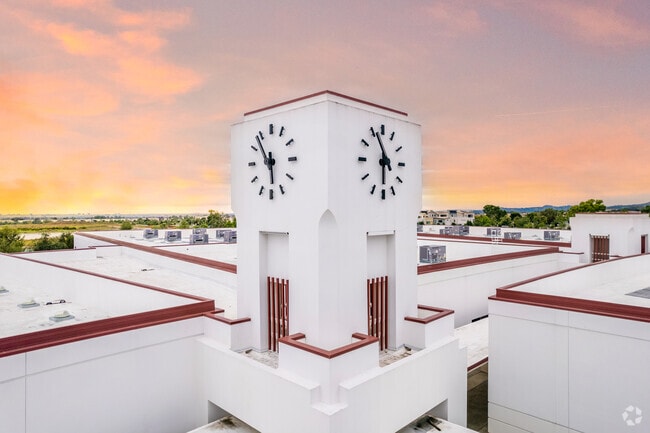 A prominent feature at Cadence Park School is the clock tower.