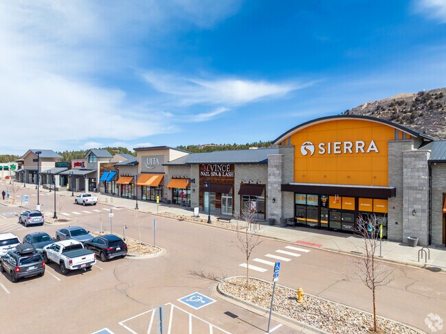 The Castle Rock Outlet Mall is only about two miles north of the Red Hawk neighborhood.