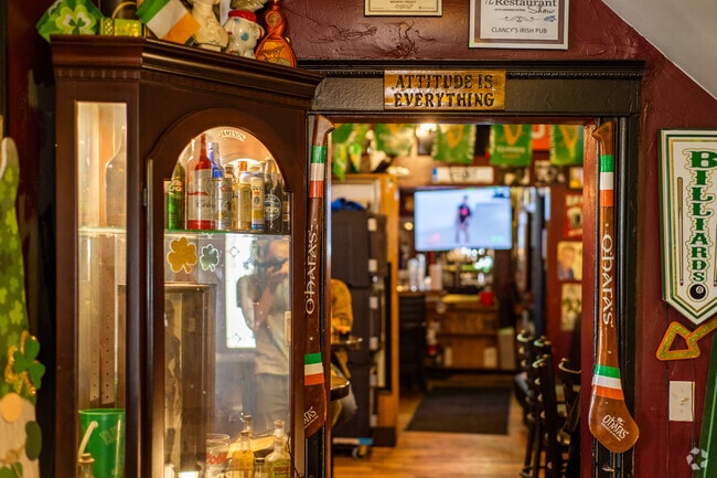 Clancy's Bar in Bel Aire has an atmospheric feel along with