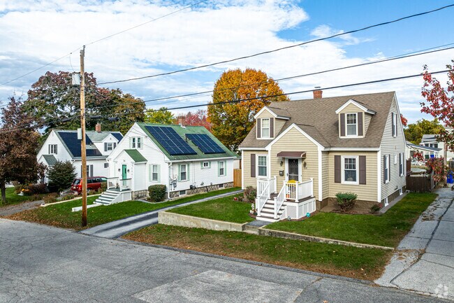 Bakersville features many styles of two-story homes.