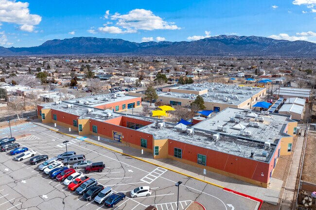 Mountain views from La Mesa Elementary.