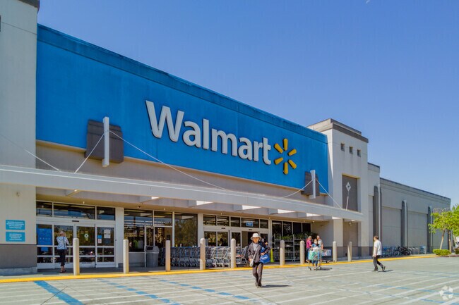 Locals can shop for groceries or household items at Walmart in Mountain View West.