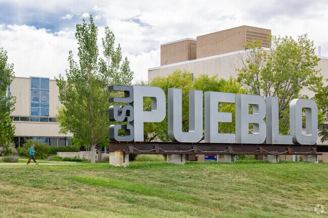 Colorado State University at Pueblo has a large campus next to University.