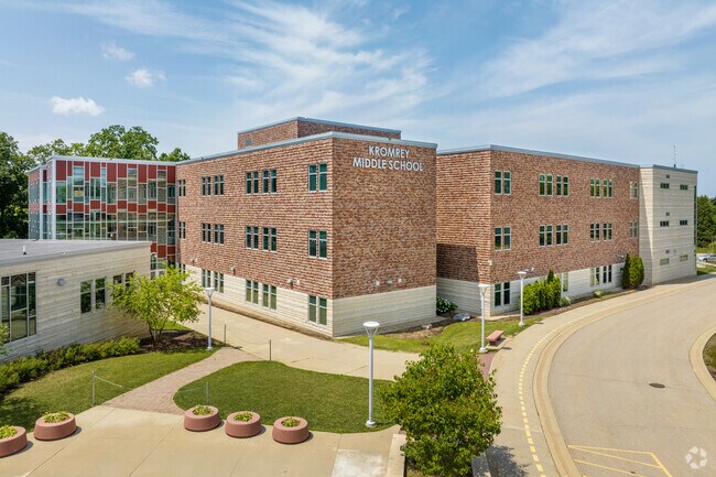 Exterior of Kromrey Middle School in Middleton.