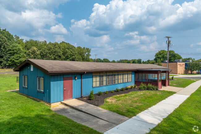 The old building for Cherry Street Elementary School has been updated and still used.
