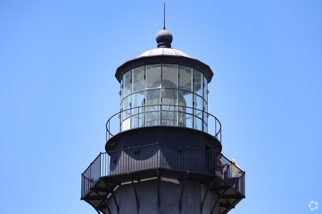 Historic Tybee Island Lighthouse offers panoramic views.
