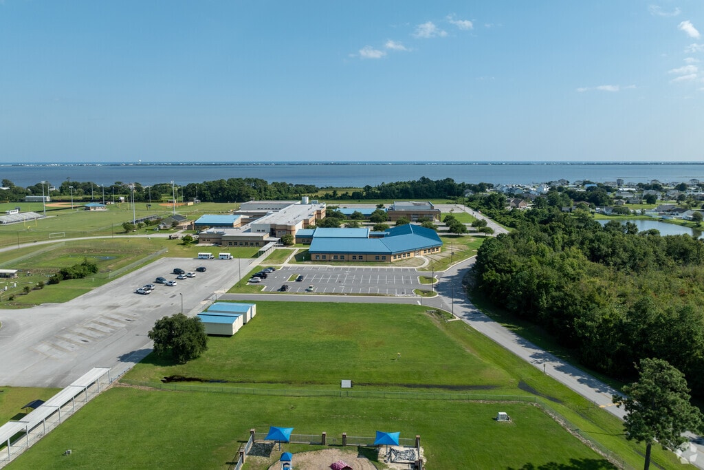 The Croatan High School campus in Morehead City.