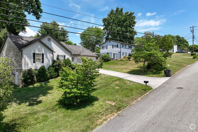 Houses can sit on steep hills in parts of Cumberland Estates.